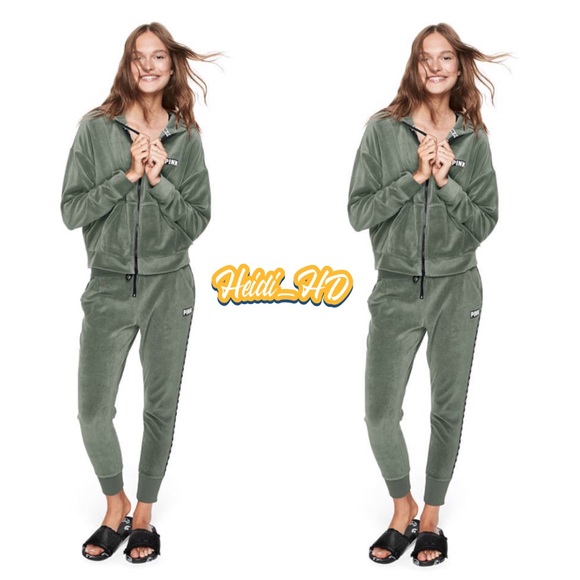 PINK Victoria's Secret Pants - Pink Victoria’s Secret Velour Outfit